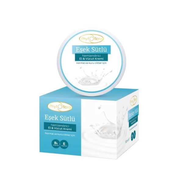  PHYTOFLORA EŞEK SÜTLÜ NEMLENDİRİCİ EL VE YÜZ KREMİ - 100 ML. 