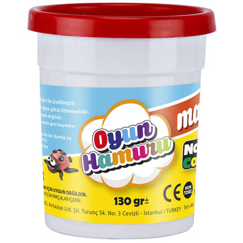 NOVA COLOR OYUN HAMURU KIRMIZI 130GR