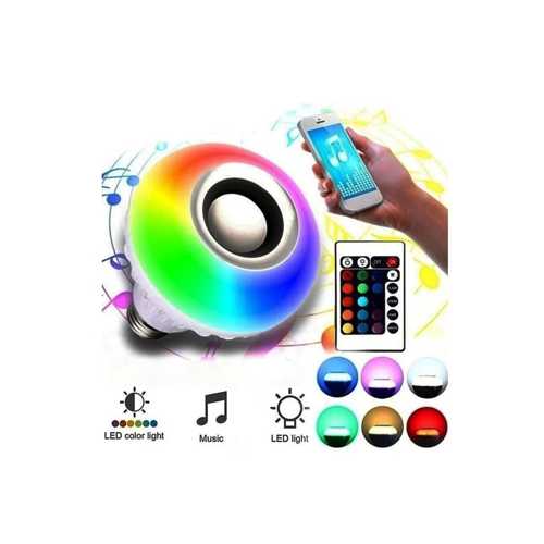 HOPARLÖR AKILLI RGB LEDLI AMPUL MÜZIKLI LAMBA SES BOMBASI LED MUSIC BULB/APP