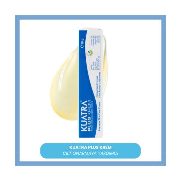 KUATRA PLUS CİLT ONARMAYA YARDIMCI KREM 30 ML