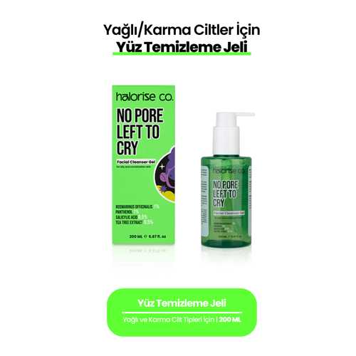 SİVİLCE KARŞITI - YAĞLI VE KARMA CİLTLER İÇİN ÇAY AĞACI ÖZLÜ ARINDIRICI YÜZ TEMİZLEME JELİ - 200ML