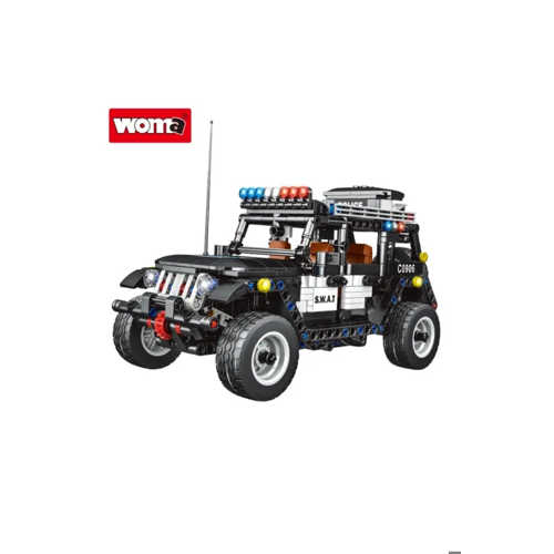 AMAZON'UN SWAT ÖZEL POLİS ARAÇ MODELİ TUĞLAYAPI BLOK SET:787 PARÇA UYUMLU