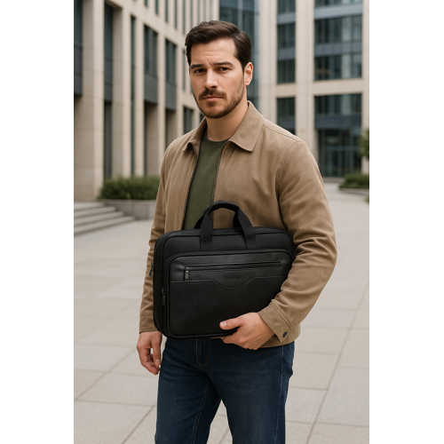EVRAK & LAPTOP ÇANTASI 17.3" TAM KÖRÜKLÜ GENİŞ