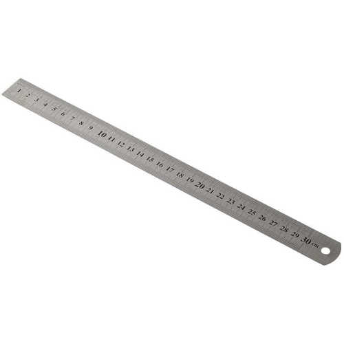 YÜCEL METAL ÇELİK CETVEL 30CM