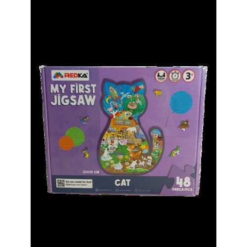 REDKA MY FİRST JİGSAW KEDİ 48 PARÇA