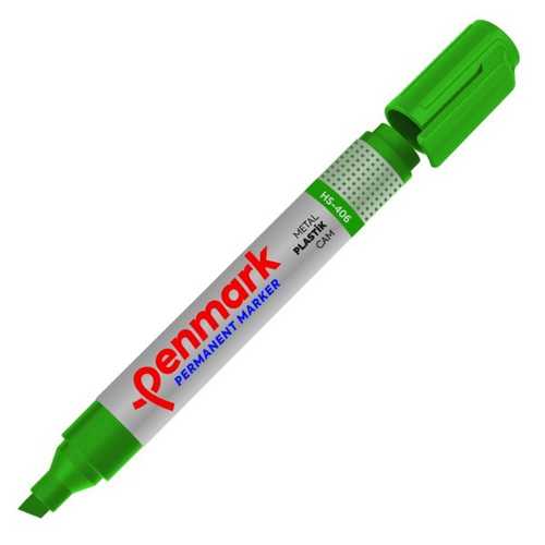 PENMARK PERMANENT MARKER KESİK UÇ YEŞİL E
