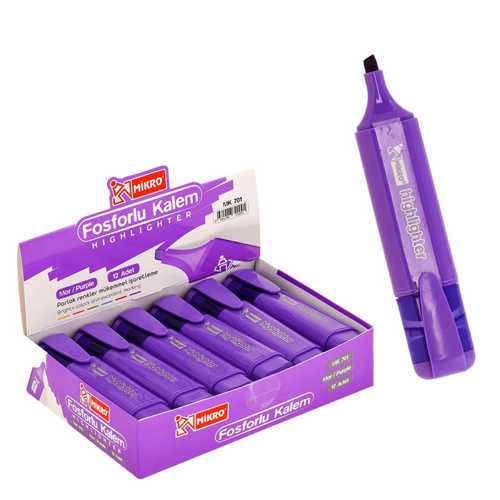 MİKRO FOSFORLU KALEM MOR MK 701 -12-
