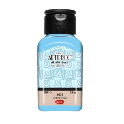 ARTDECO AKRİLİK BOYA 75ML BEBEK MAVİ 3679