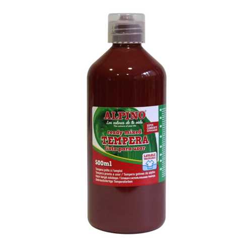 ALPİNO TEMPERA SULU BOYA 500ML KAHVERENG DM-010177