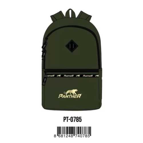 PANTHER PT-0785 HAKİ SİYAH SIRT ÇANTASI