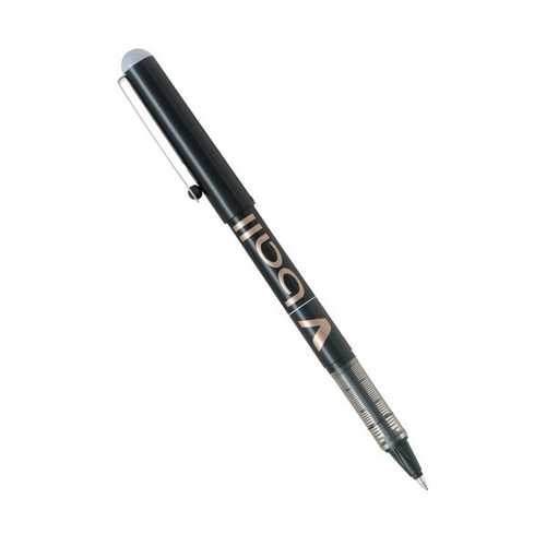 PİLOT ROLLER KALEM V-BALL 1.0 MM SİYAH -12-