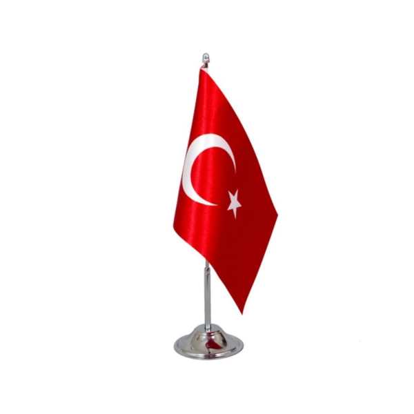 TÜRK  MASA BAYRAĞI TEKLİ