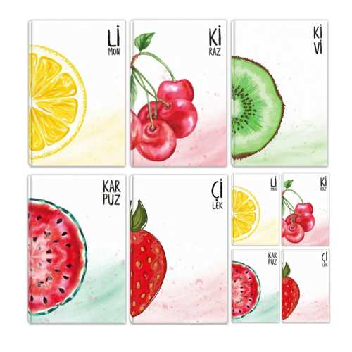 LİLAMOR MEYVE KOKU DEFTER 12,5X19,5 112 SAYFA -48-