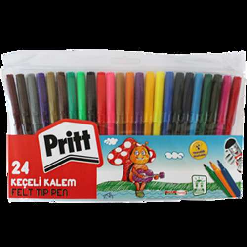 PRİTT KEÇELİ BOYA KALEMİ 24 RENK