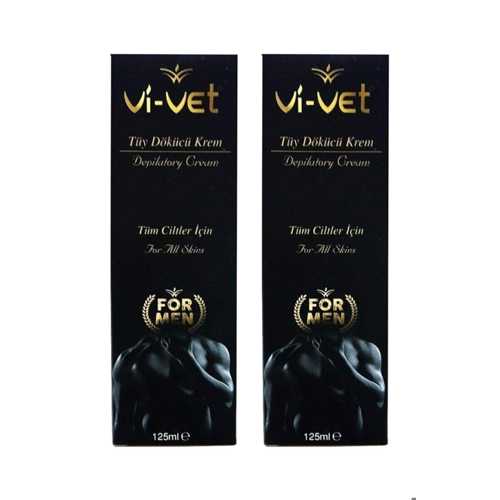 VİVET 2 ADET TÜY DÖKÜCÜ KREM FOR MEN 125 ML..
