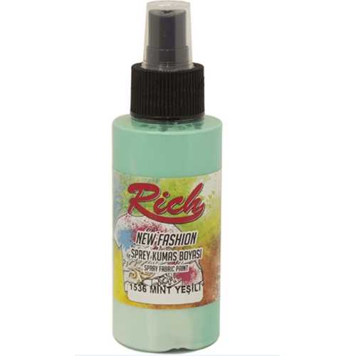RİCH SPREY KUMAŞ BOYASI 60ML 1536 MİNT YEŞİL