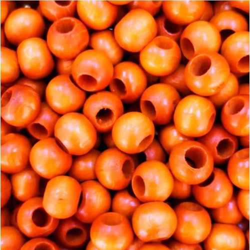 AHŞAP BONCUK RENKLİ 1KG 10MM YUVARLAK TURUNCU