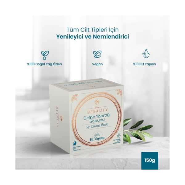 TAŞ DÖVME SABUN DEFNE SABUN * 150 GR