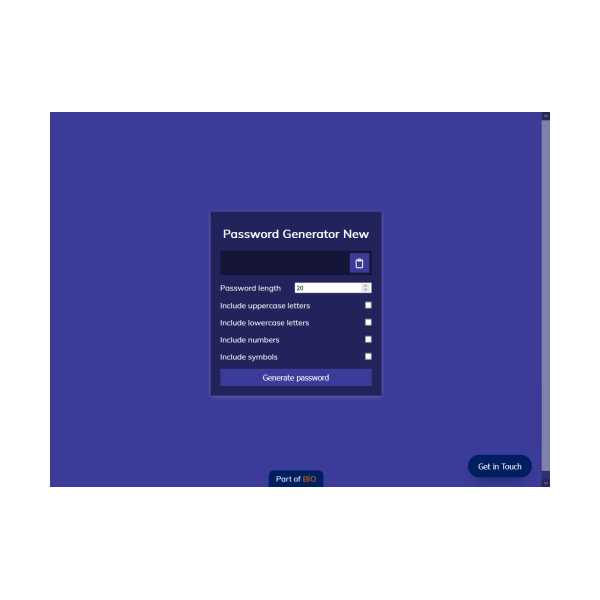  PASSWORD GENERATOR NEW