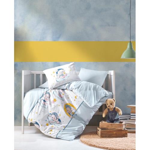 COTTON BOX BEBEK NEVRESIM TAKIMI BEAR MAVI