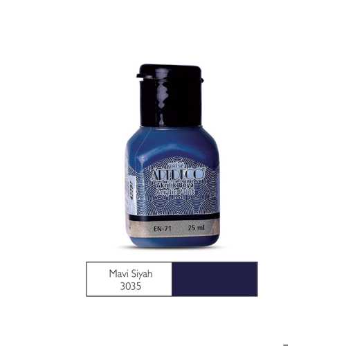 ARTDECO AKRİLİK BOYA 25ML 3035 MAVİ SİYAH