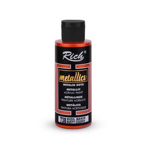 RİCH METALİK AKRİLİK 120ML KIZIL BAKIR
