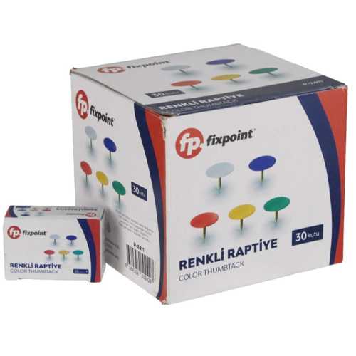 FİXPOİNT RENKLİ RAPTİYE 25Lİ P-2411