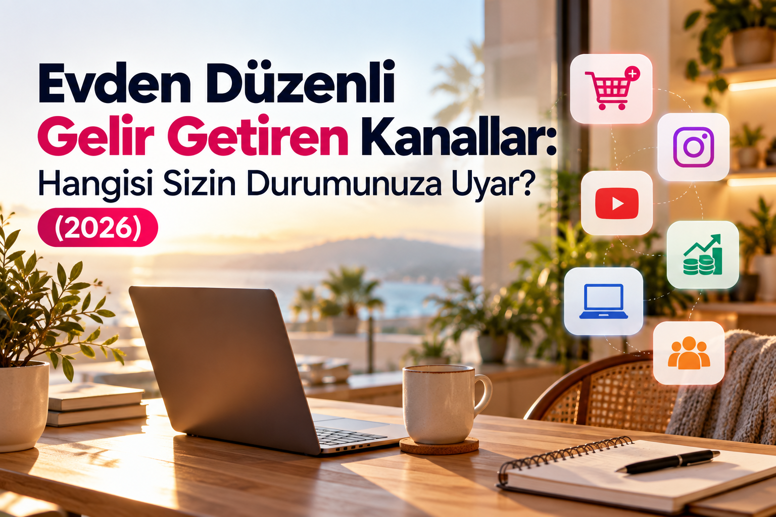Evden Düzenli Gelir Getiren Kanallar: Hangisi Sizin Durumunuza Uyar? (2026)