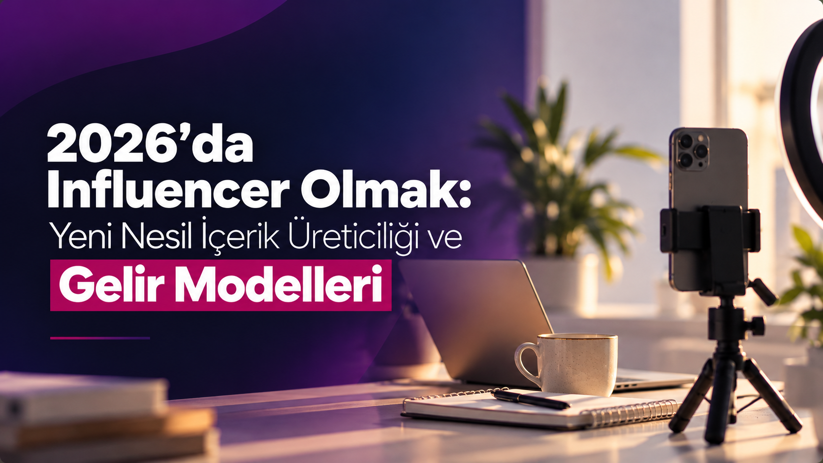 2026'da Influencer Olmak: Yeni Nesil İçerik Üreticiliği ve Gelir Modelleri