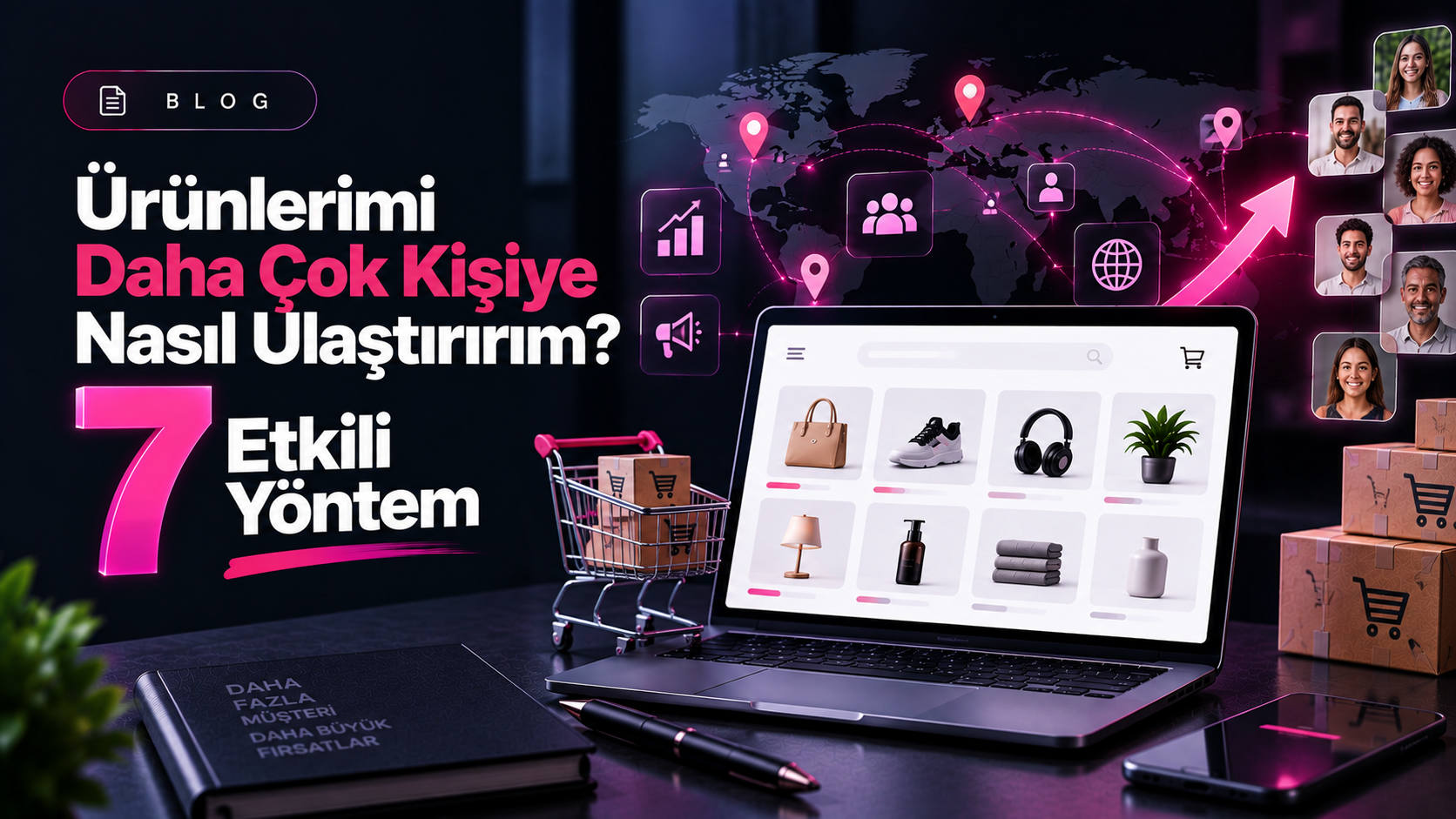 Ürünlerimi Daha Çok Kişiye Nasıl Ulaştırırım? 7 Etkili Yöntem
