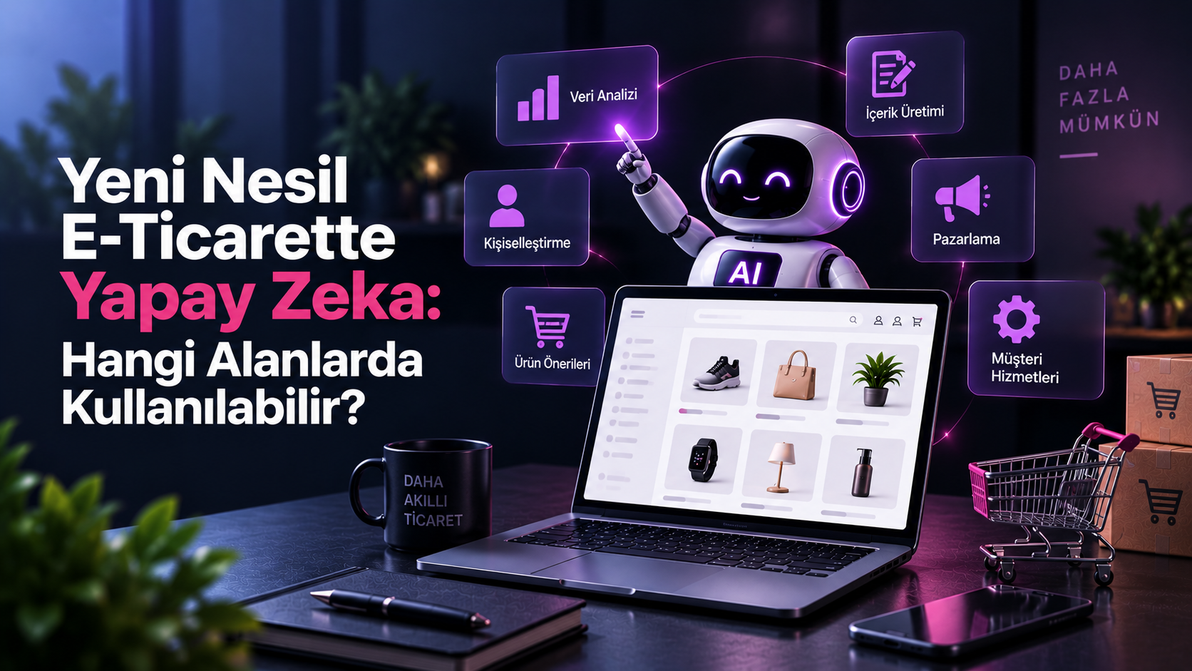 Yeni Nesil E-Ticarette Yapay Zeka: Hangi Alanlarda Kullanılabilir?