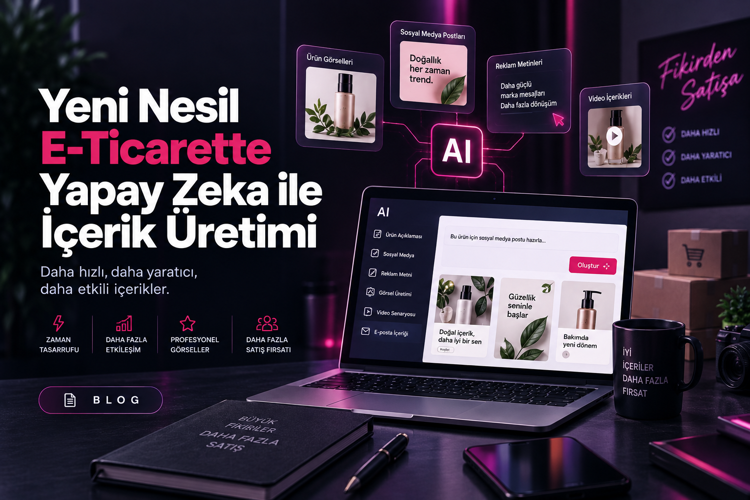 Yeni Nesil E-Ticarette Yapay Zeka ile İçerik Üretimi