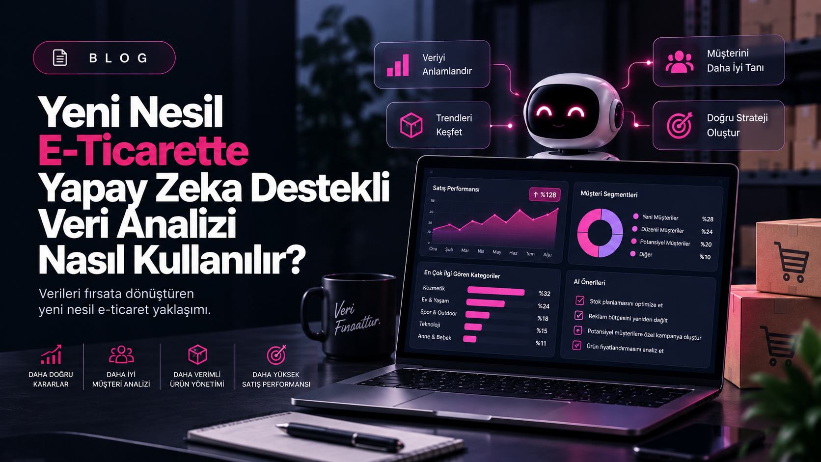 Yeni Nesil E-Ticarette Yapay Zeka Destekli Veri Analizi Nasıl Kullanılır?