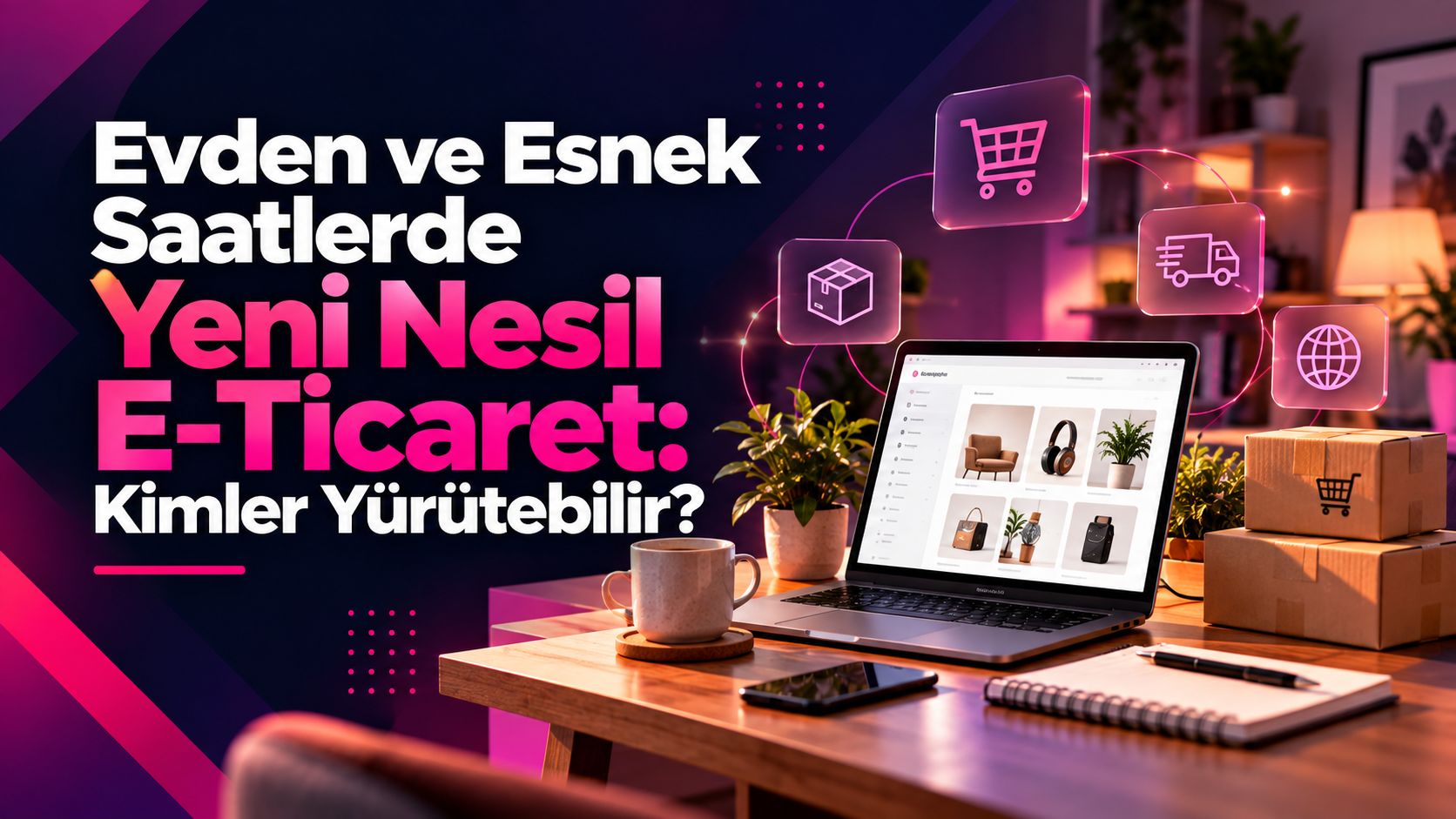 Evden ve Esnek Saatlerle Yeni Nesil E-Ticaret: Kimler Yürütebilir?