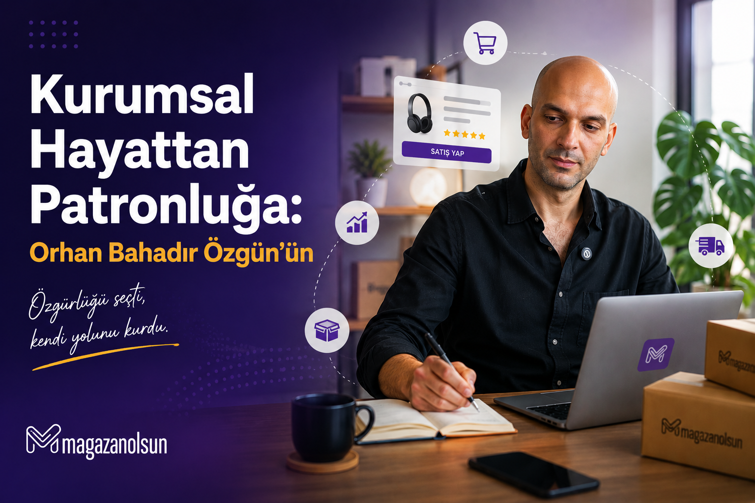 Kurumsal Hayattan Patronluğa: Orhan Bahadır Özgün'ün Mağazanolsun ile E-Ticaret Hikâyesi