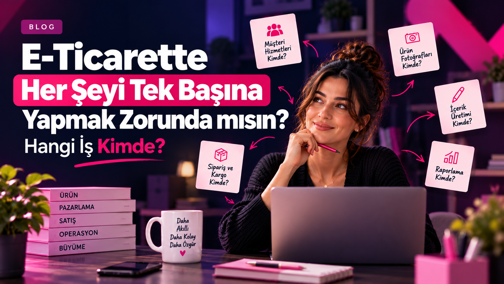 E-Ticarette Her Şeyi Tek Başına Yapmak Zorunda mısın? Hangi İş Kimde?