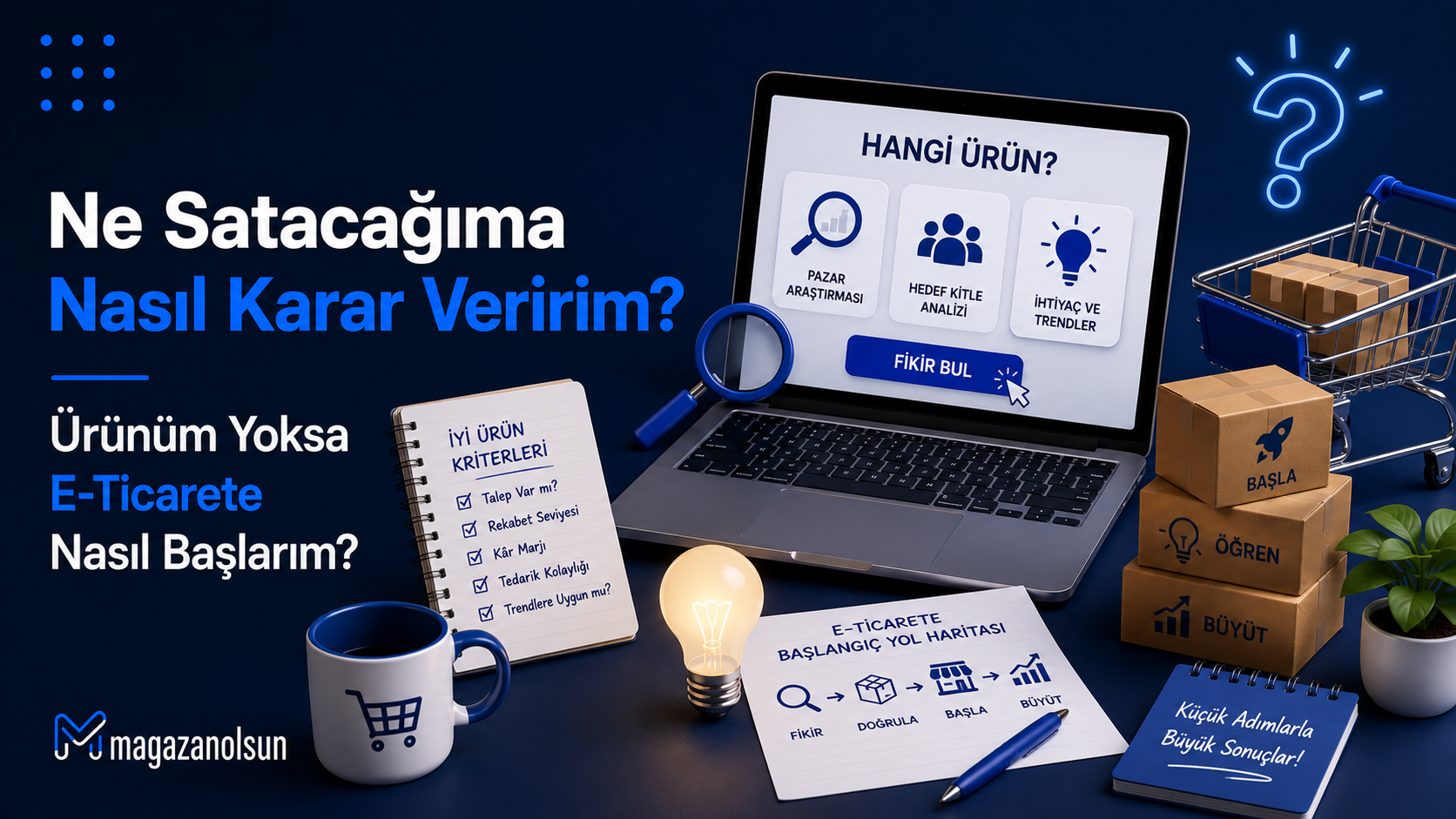 Ne Satacağıma Nasıl Karar Veririm? Ürünüm  Yoksa E-Ticarete Nasıl Başlarım?