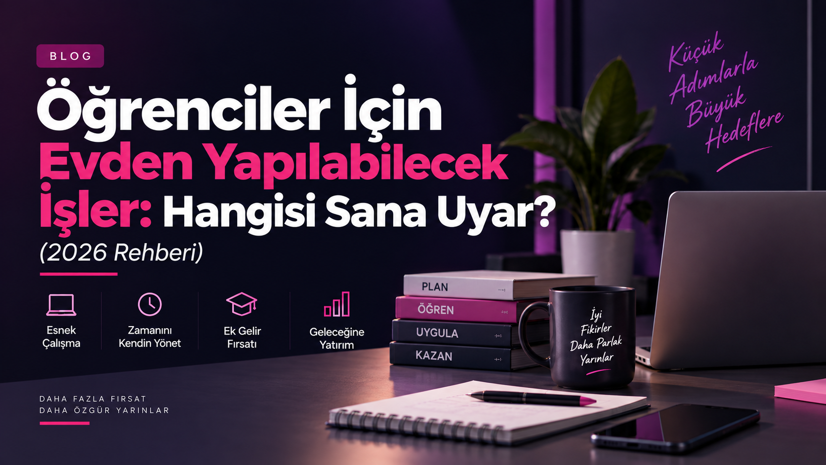 Öğrenciler İçin Evden Yapılabilecek İşler: Hangisi Sana Uyar? (2026 Rehberi)